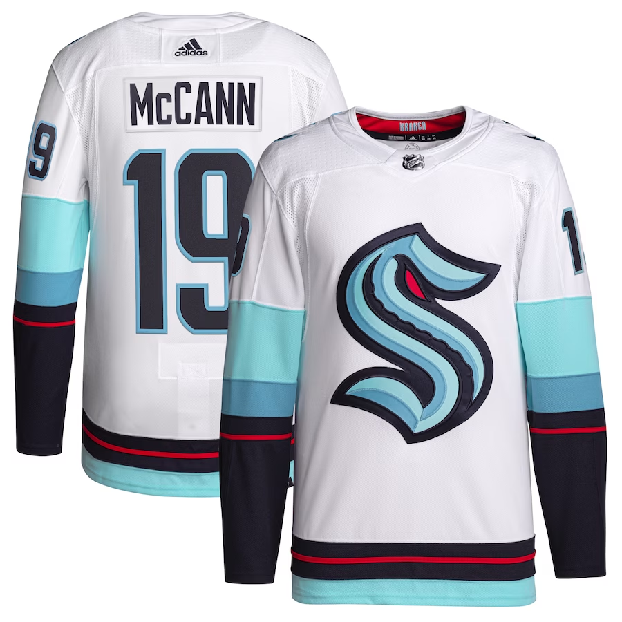 Men's Seattle Kraken Jared McCann #19 White Home Breakaway Jersey